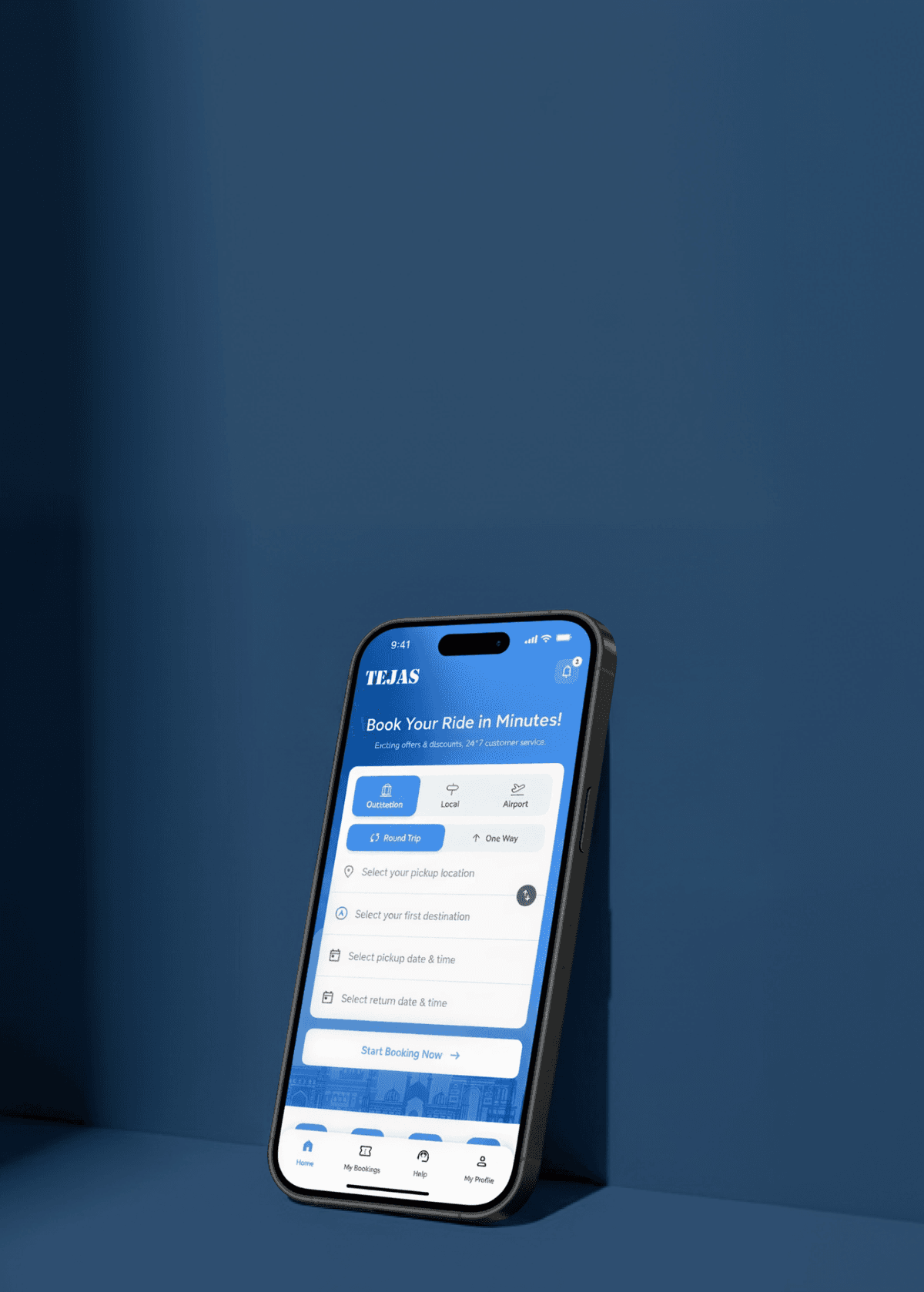 Tejas Tours & Travels Mobile App Store