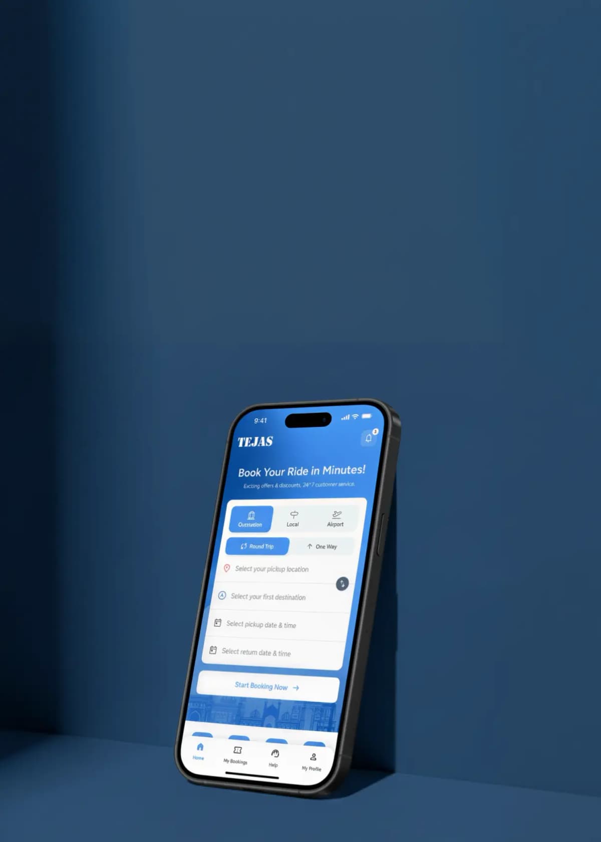 Tejas Tours & Travels Mobile App Store