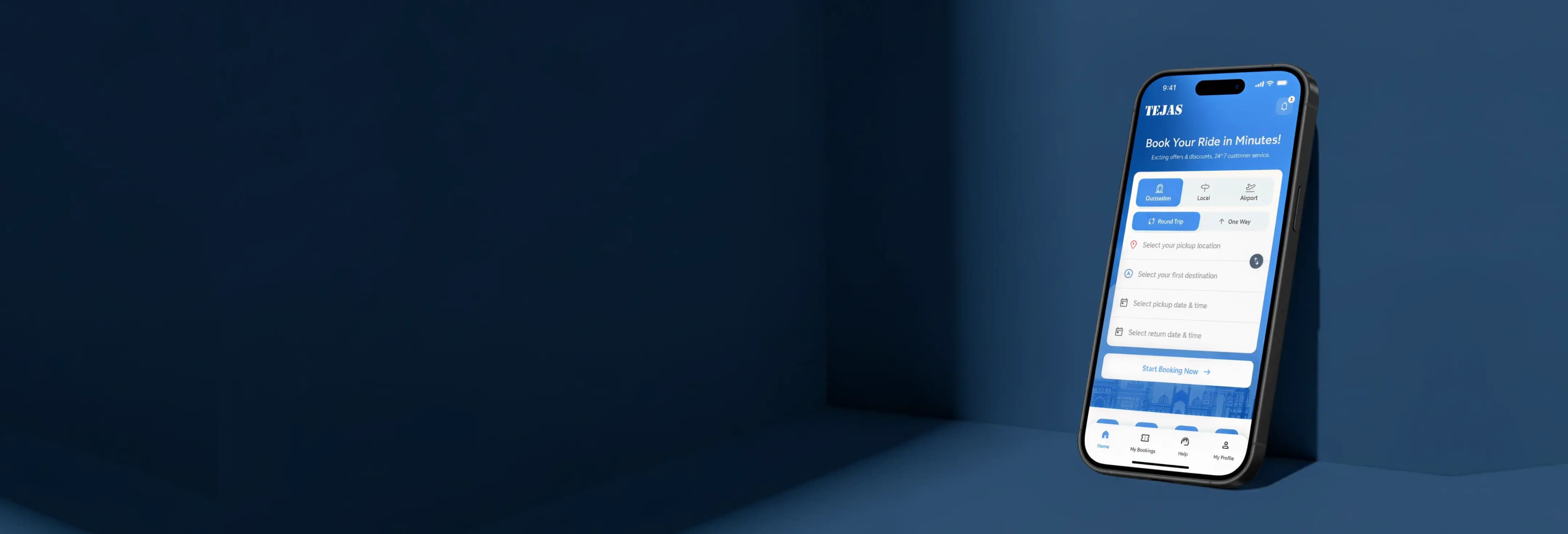 Tejas Tours & Travels App Store