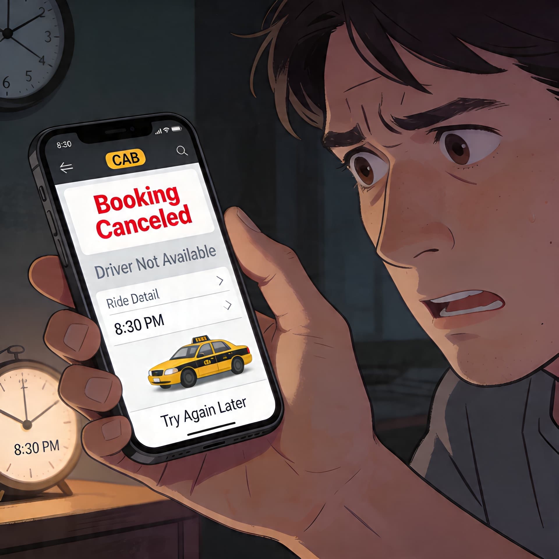 Cancellation and No Show of Cabs