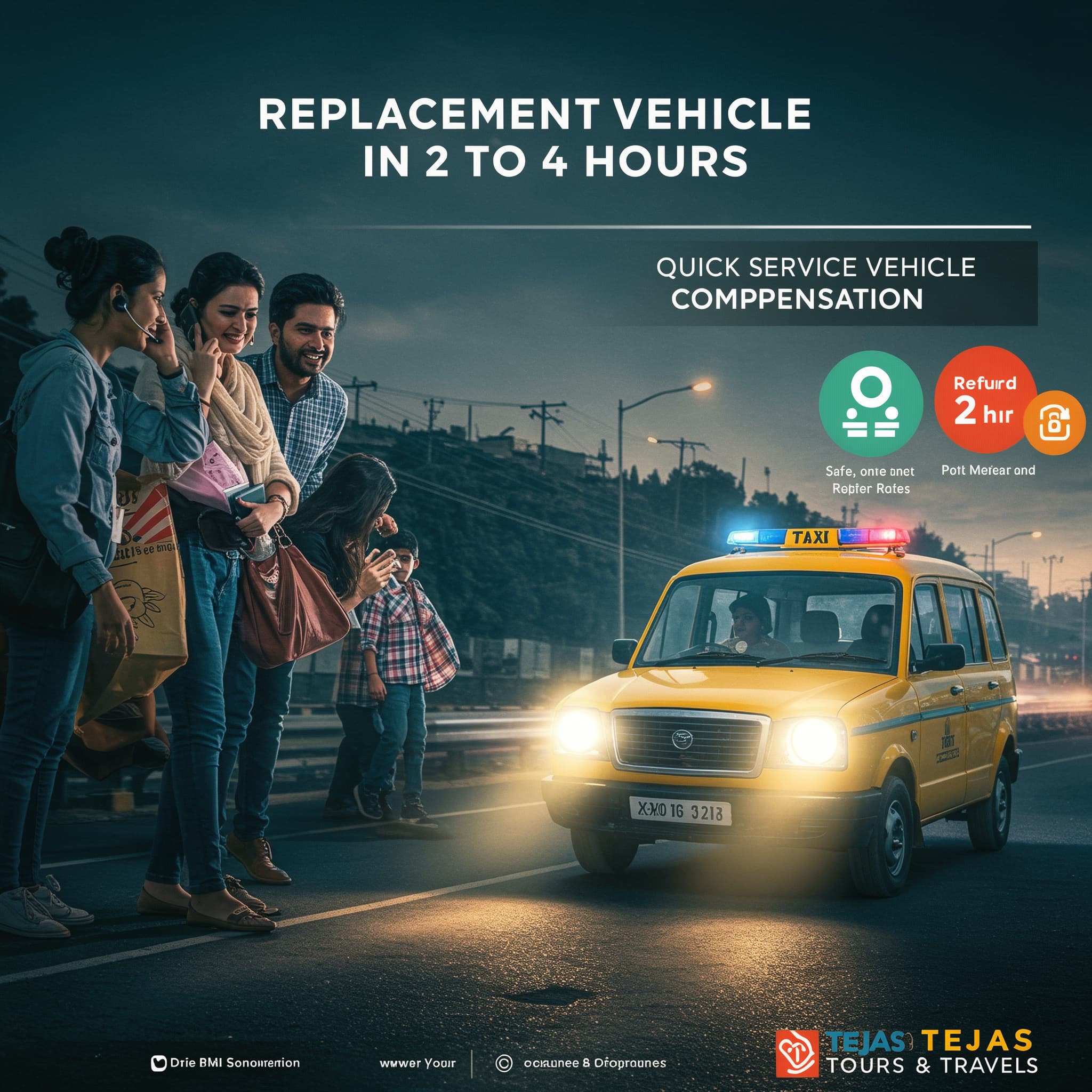 Quick Replacement Vehicle Service Compensation