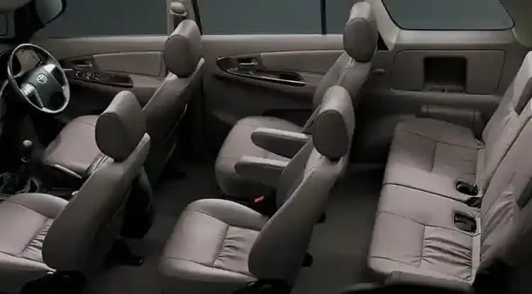 How Many People Can Travel Comfortably in an Innova Crysta?